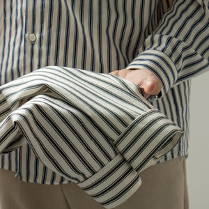 OLD MONEY Camisa de manga larga a rayas