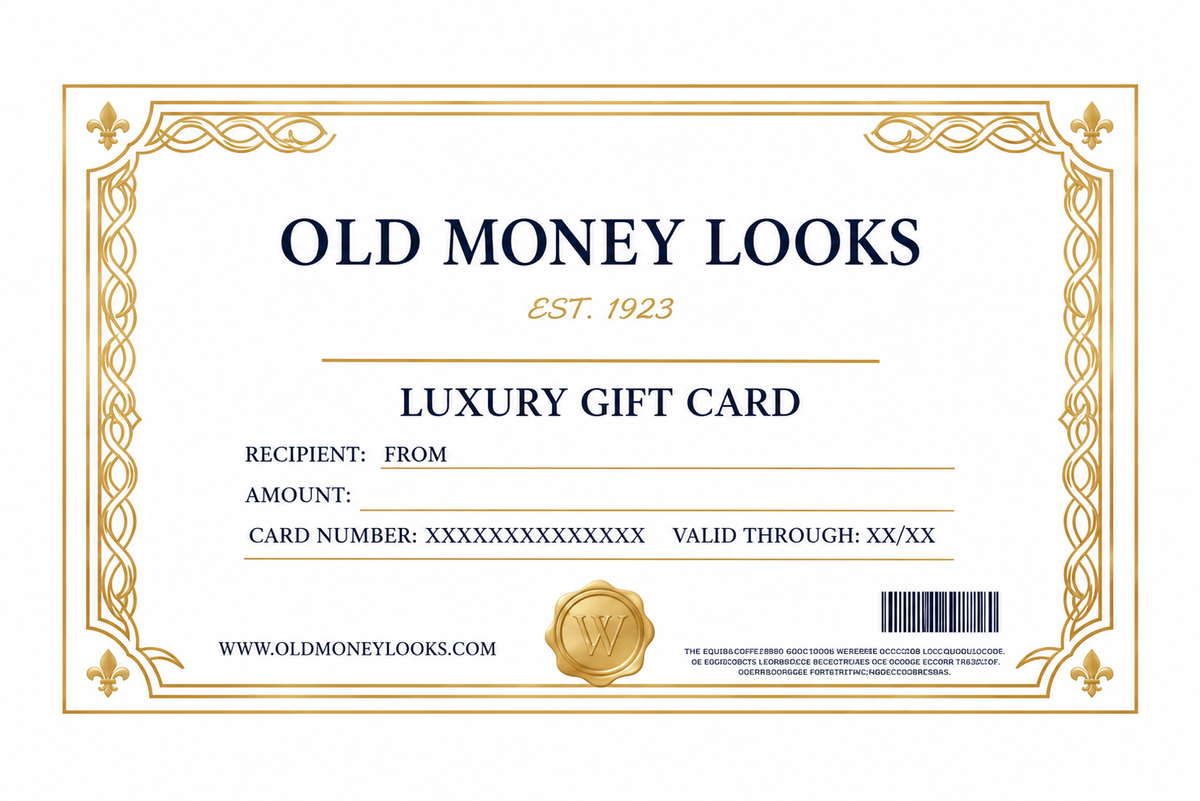 CARTE CADEAU STYLE OLD MONEY