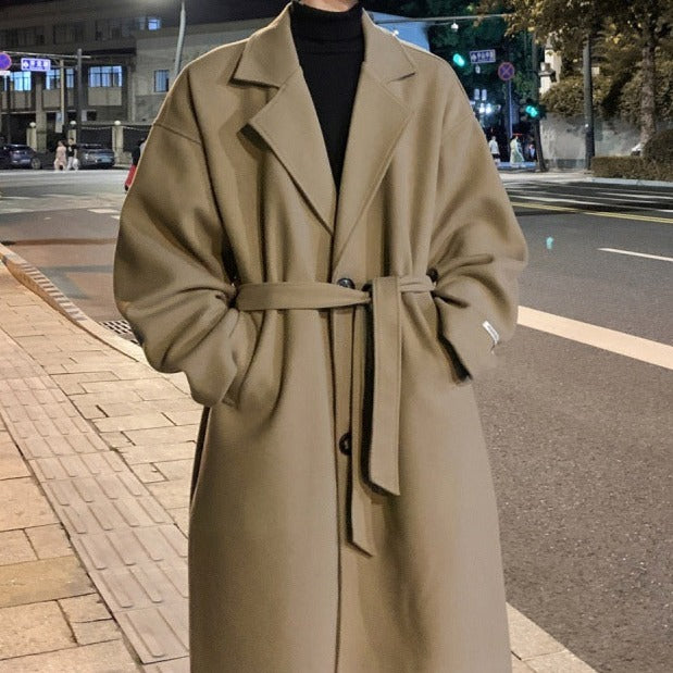 Woolen overcoat clearance