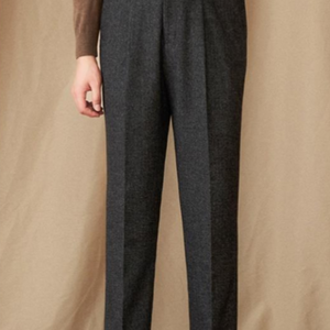OLD MONEY Pleated Wool Trousers