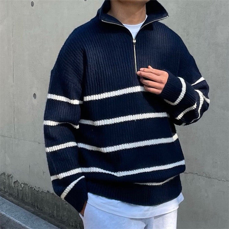 OLD MONEY Quarter Zip Sweater - OLD MONEY LOOKS