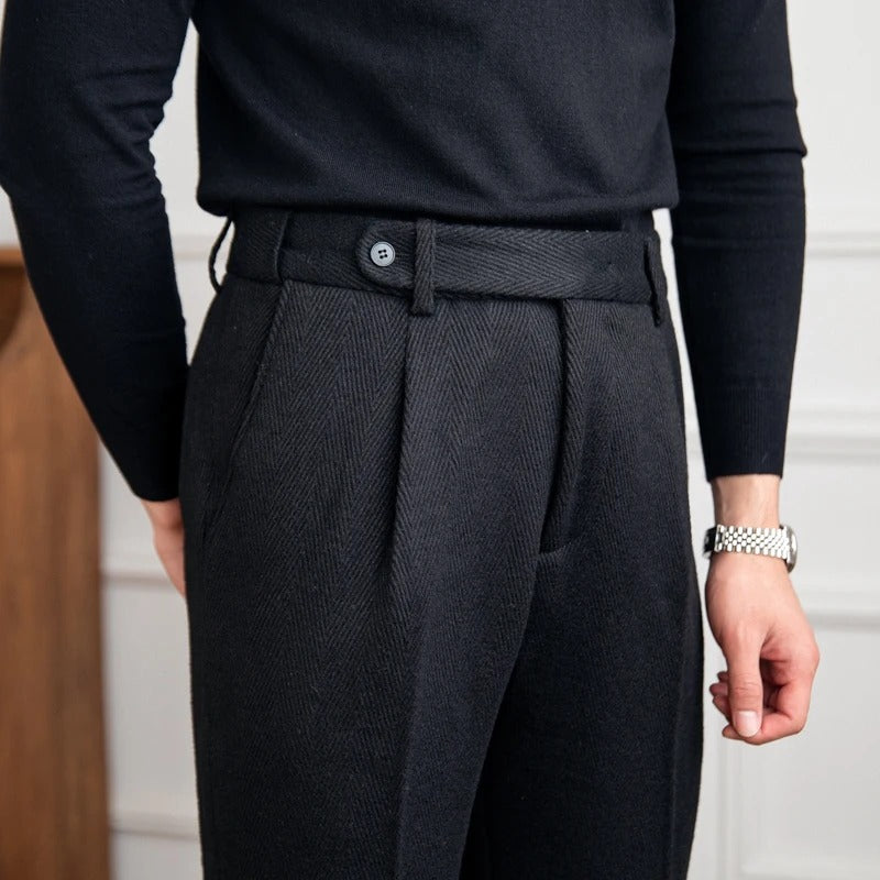 OLD MONEY Wool Pants - WEAR OLD MONEY