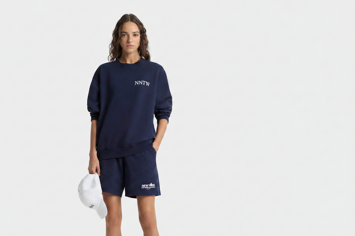Felpa Westwood Club - Blu navy/Bianco